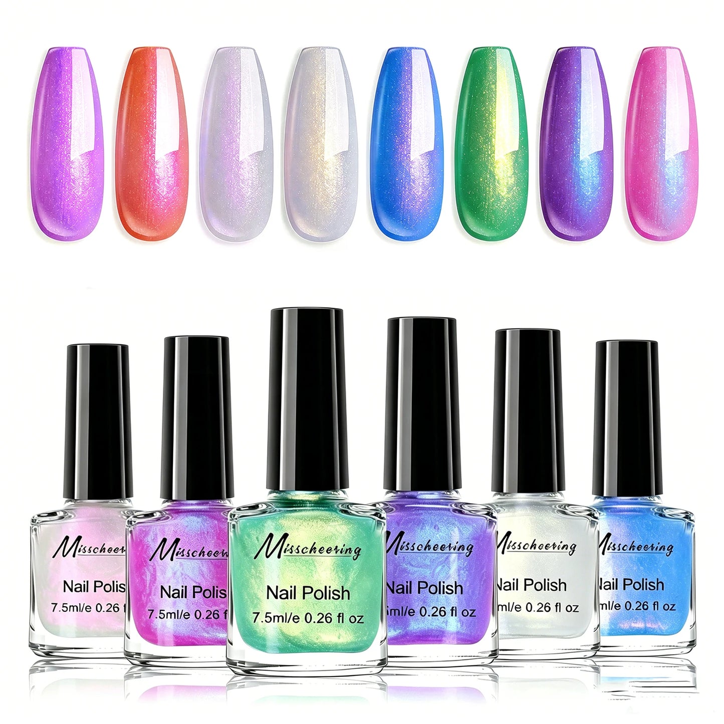 Misscheering 7.5ml Pearlescent Water-Based Nail Polish