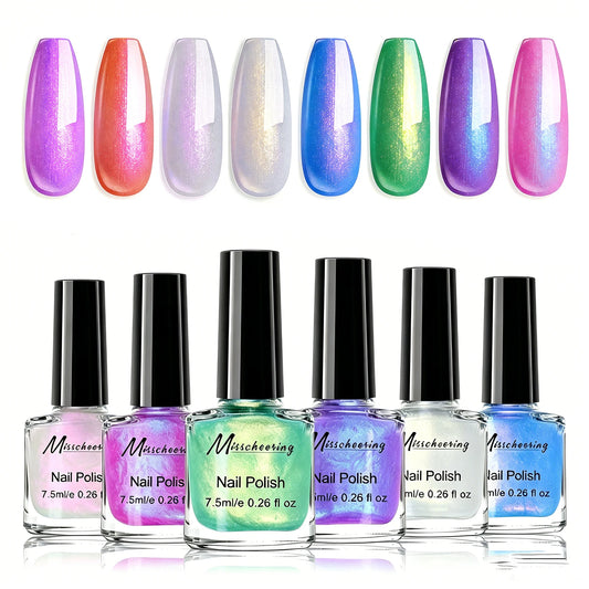 Misscheering 7.5ml Pearlescent Water-Based Nail Polish