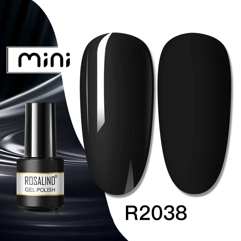 ROSALIND Nail Gel Polish Semipermanent UV Led Esmalte For Nail Art Varnish Hybrid Top Coat Regular Polish Gel Nail Accessories