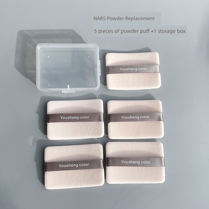 [Upgraded] Yousheng Color Double-Sided Flocking Powder Puff Delicate Comfortable Setting Powder Kiko Powder Makeup Special Puff
