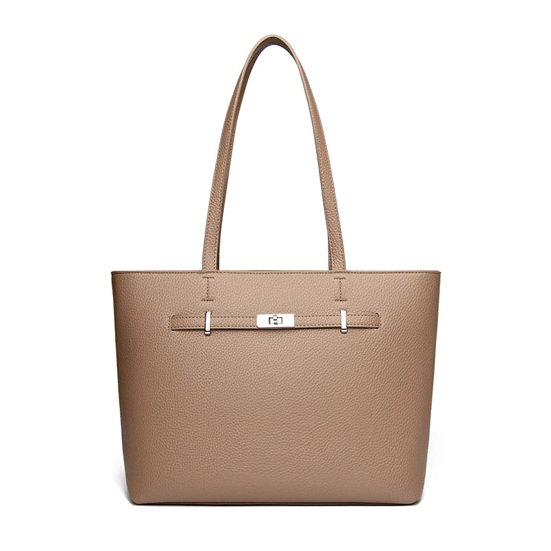 Elegant Leather Shoulder Bag For Women, Crossbody Messenger Handbags Timeless Design By Famous Luxury Brand