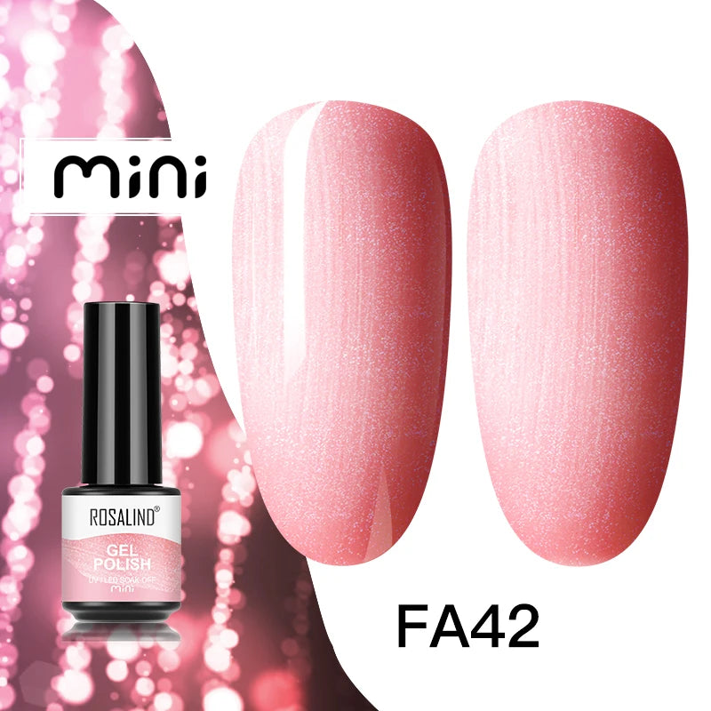 ROSALIND Nail Gel Polish Semipermanent UV Led Esmalte For Nail Art Varnish Hybrid Top Coat Regular Polish Gel Nail Accessories