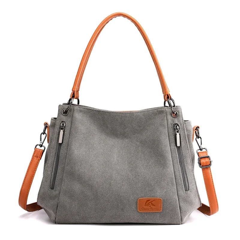 Casual Canvas Women Shoulder Crossbody Bags for Women High Quality Messenger Bag Large Capacity Ladies Travel Hand Bags Sac