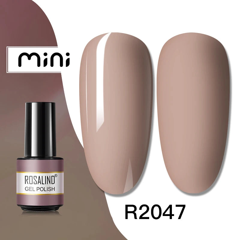 ROSALIND Nail Gel Polish Semipermanent UV Led Esmalte For Nail Art Varnish Hybrid Top Coat Regular Polish Gel Nail Accessories