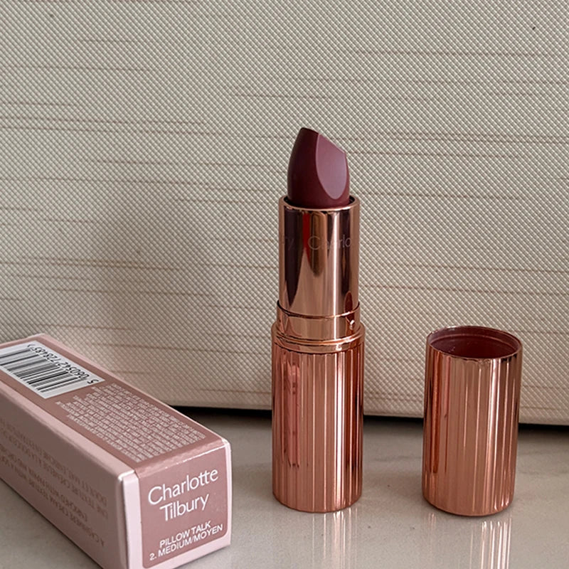 Luxury Diamond Metal Glitter Rotary Lipstick Waterproof Durable Matte Powder Beauty Blush Wand Natural Color Advanced Cosmetics