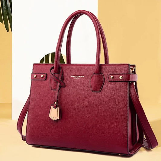 Genuine Handbags for Women 2025 New Luxury Ladies Hand Bags Female Leather Shoulder Top-Handle Crossbody Bags Casual Tote Sac
