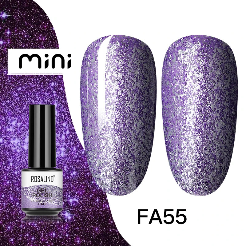 ROSALIND Nail Gel Polish Semipermanent UV Led Esmalte For Nail Art Varnish Hybrid Top Coat Regular Polish Gel Nail Accessories