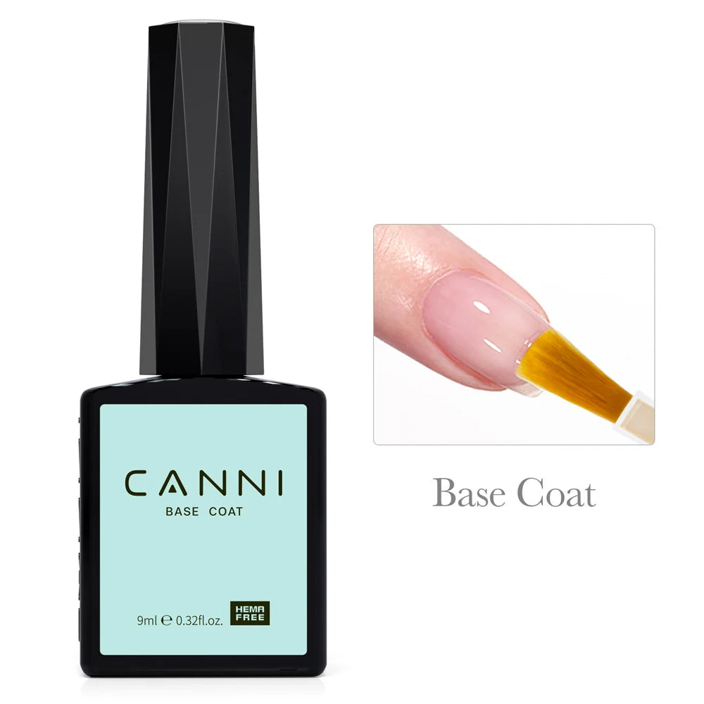 Canni Nail Gel Polish Jelly Nude Color HEMA FREE 9ml Transparent Semi Permanent Natural Nude Collection French Nail Gel Lacquer