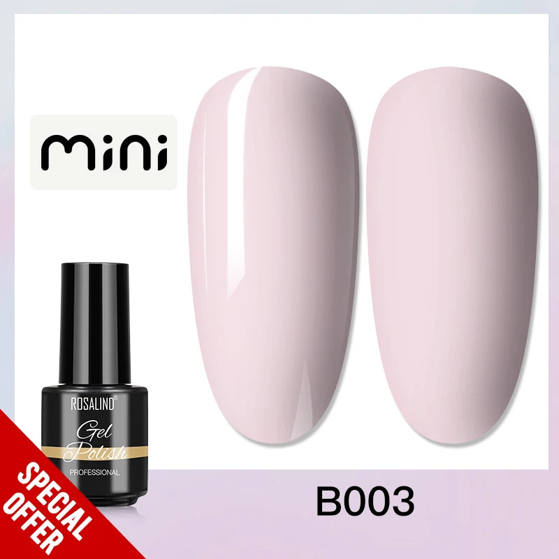 ROSALIND Nail Gel Polish Semipermanent UV Led Esmalte For Nail Art Varnish Hybrid Top Coat Regular Polish Gel Nail Accessories