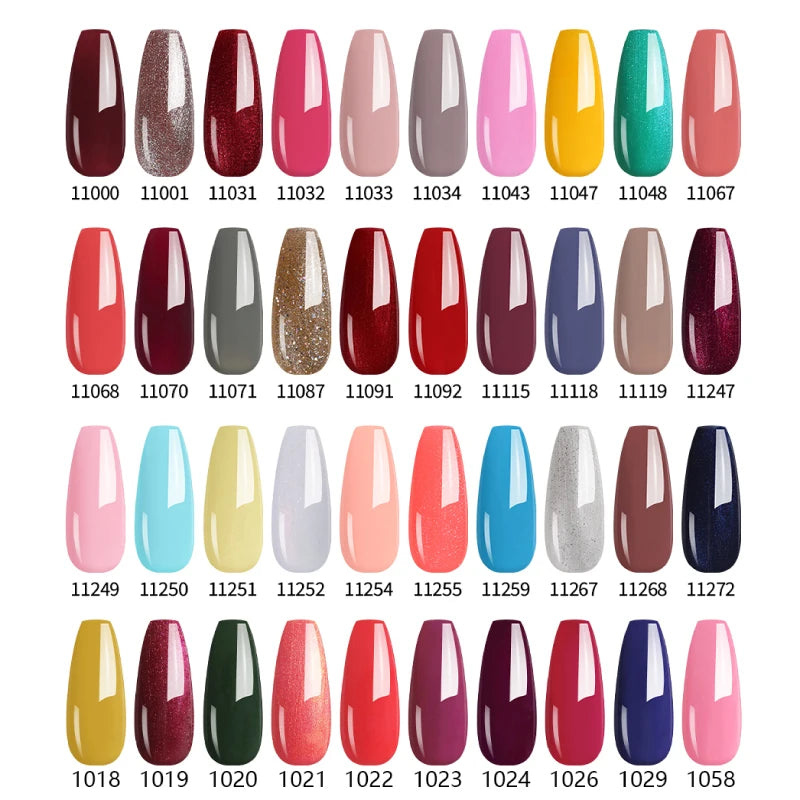 NAILCO Red Colors Series 15ML Nail Gel Polish Nail Supplies Semi Permanent For Nail Art Manicure Soak Off LED UV Hybrid Varnish