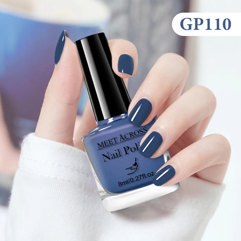 MEET ACROSS 8ml Peel-Off Water-Based Nail Polish
