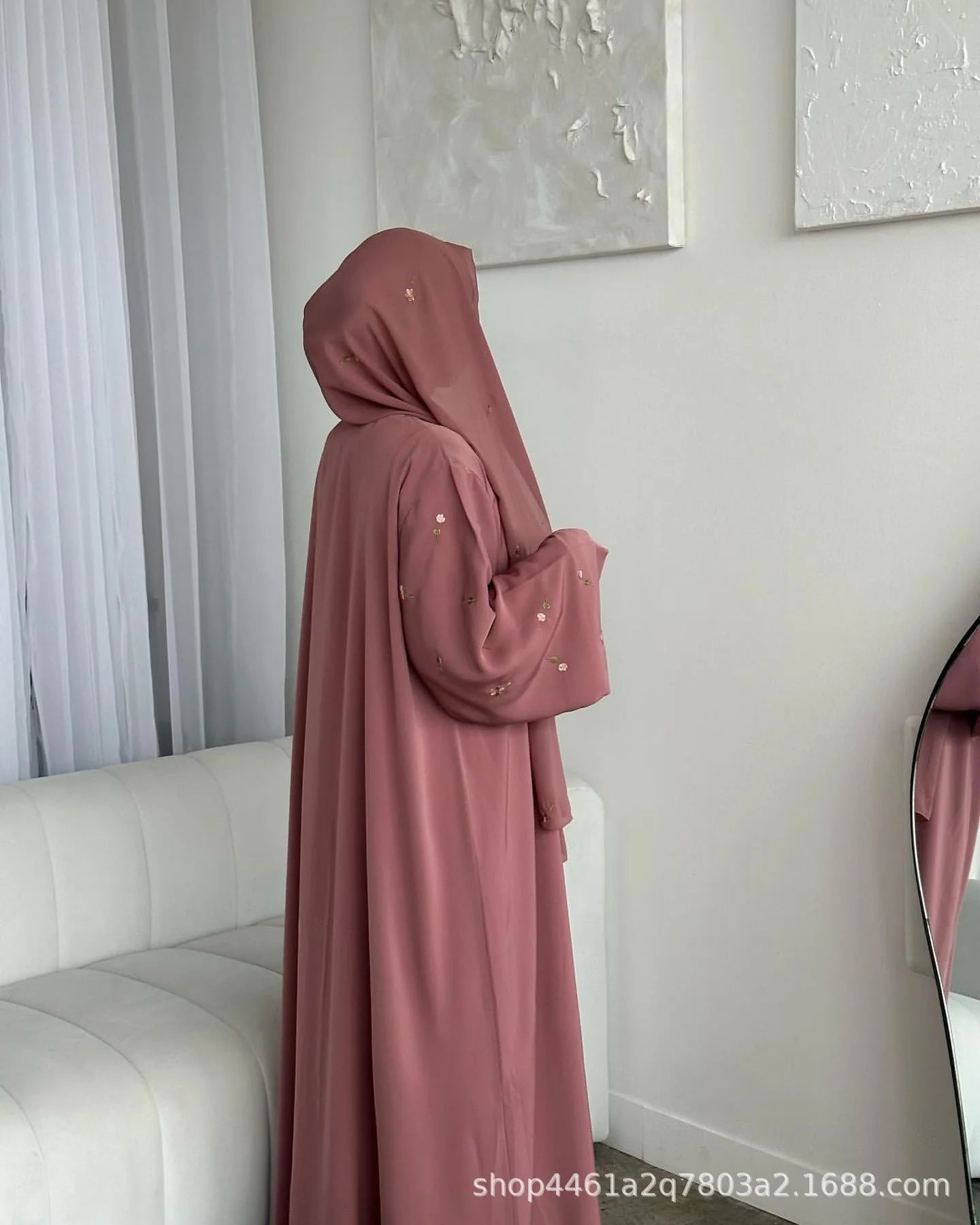 Eid Women Dress Abaya Hijab Muslim Jalabiya Ramadan Embroidery Vestidos Islam Party Dresses Long Robe Morocco Dubai Kaftan