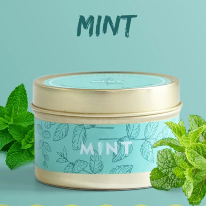 Travel Tin Natural Soy Wax Aromatherapy Scented Candle