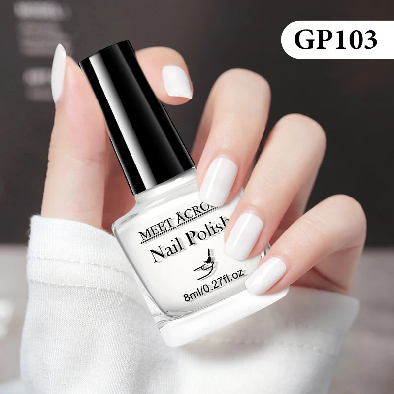 MEET ACROSS 8ml Peel-Off Water-Based Nail Polish