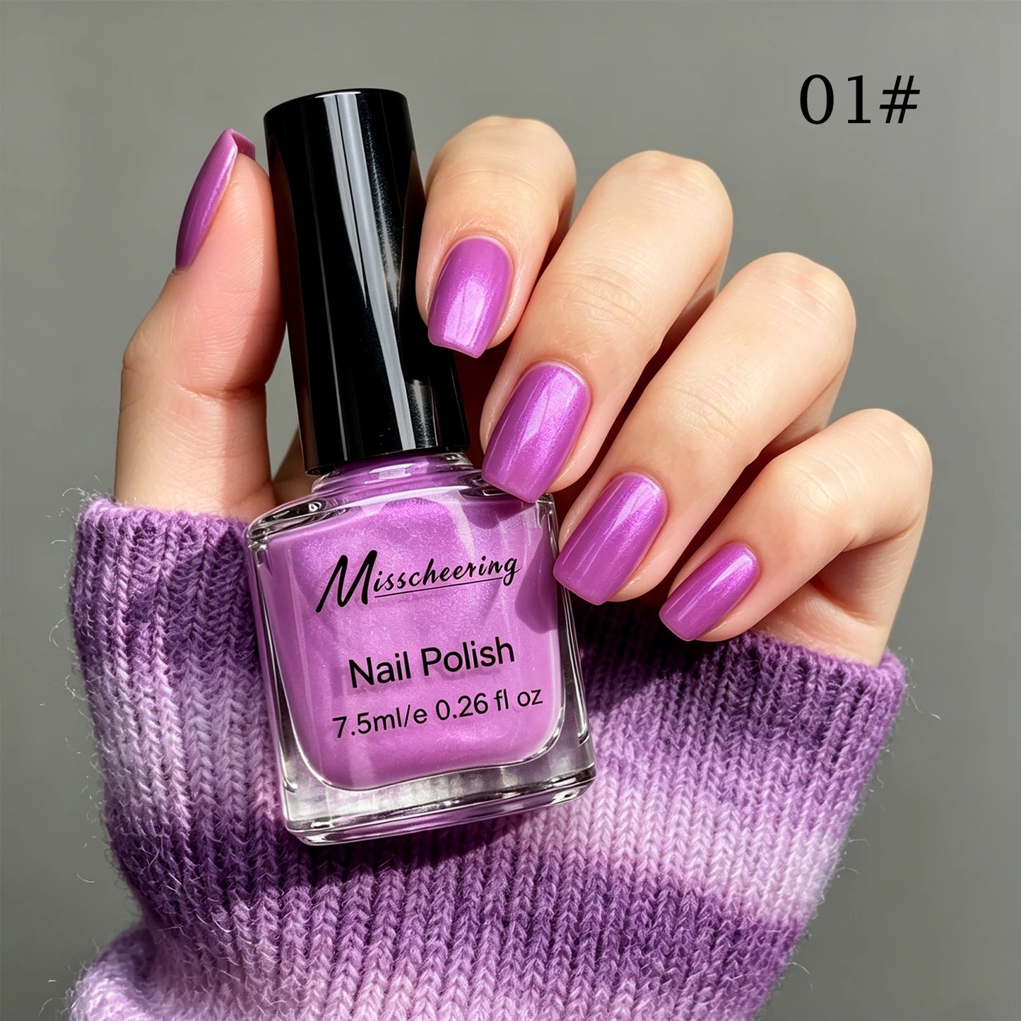 Misscheering 7.5ml Pearlescent Water-Based Nail Polish
