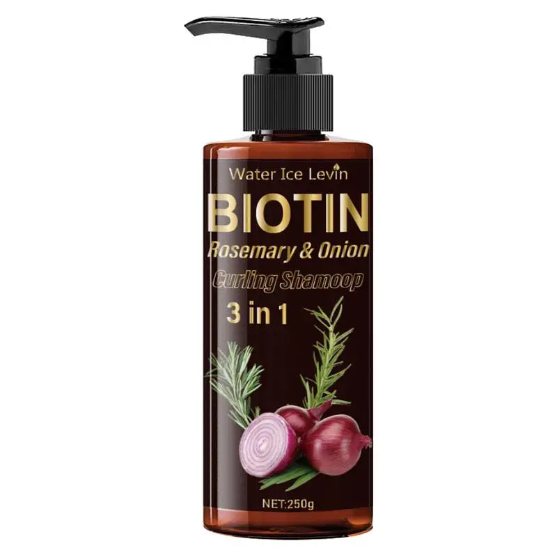 Organic Onion & Rosemary Natural Hair Growth & Volumizing Shampoo