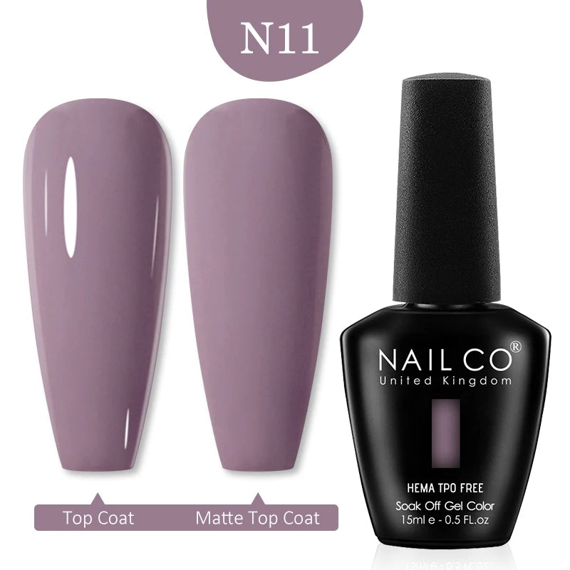 NAILCO Red Colors Series 15ML Nail Gel Polish Nail Supplies Semi Permanent For Nail Art Manicure Soak Off LED UV Hybrid Varnish