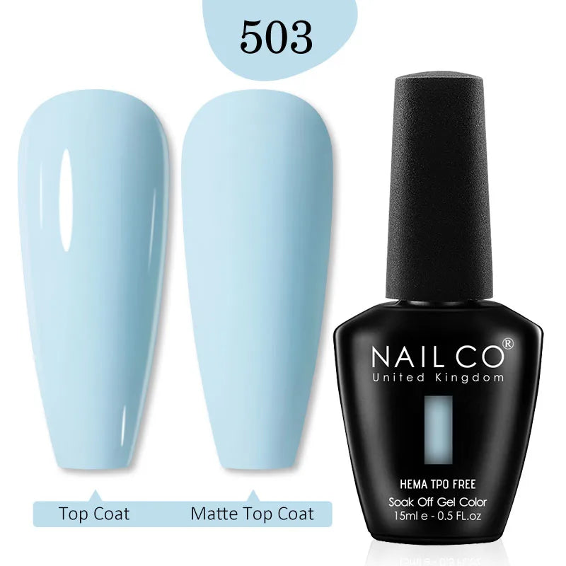 NAILCO Red Colors Series 15ML Nail Gel Polish Nail Supplies Semi Permanent For Nail Art Manicure Soak Off LED UV Hybrid Varnish