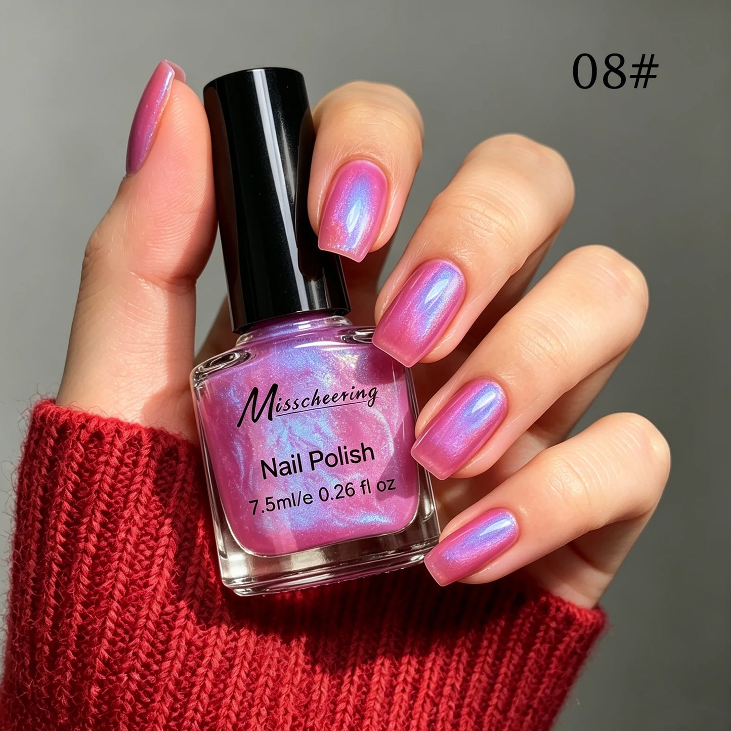 Misscheering 7.5ml Pearlescent Water-Based Nail Polish