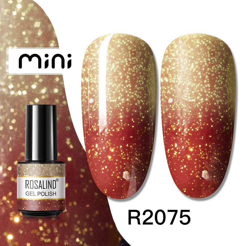 ROSALIND Nail Gel Polish Semipermanent UV Led Esmalte For Nail Art Varnish Hybrid Top Coat Regular Polish Gel Nail Accessories