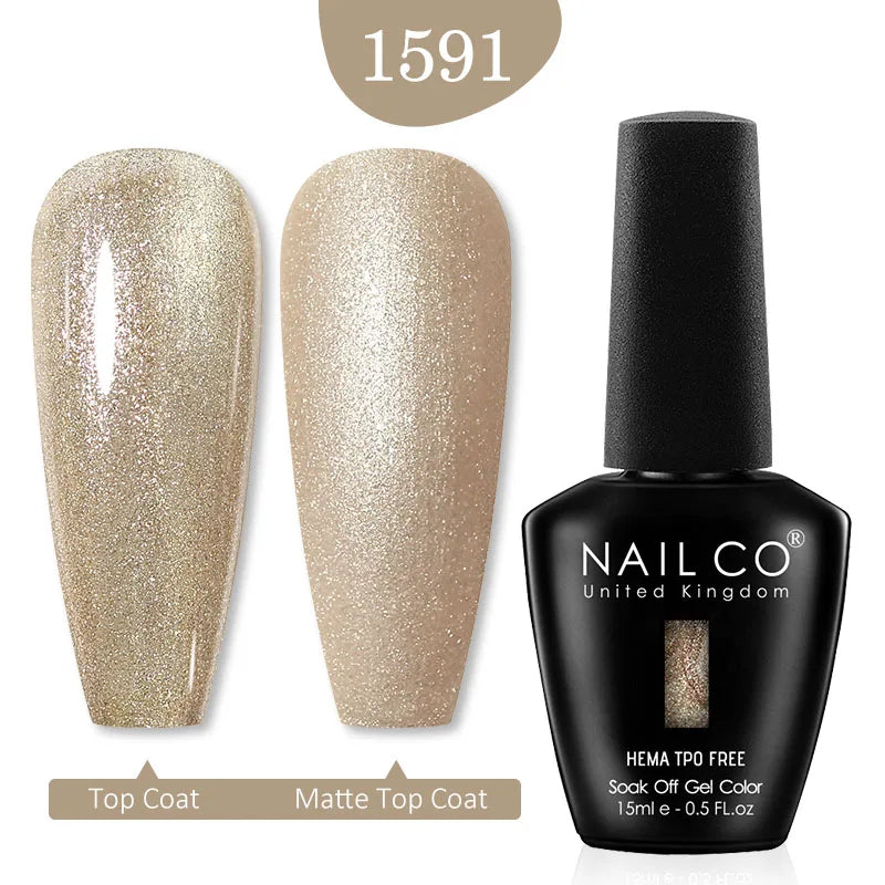 NAILCO Red Colors Series 15ML Nail Gel Polish Nail Supplies Semi Permanent For Nail Art Manicure Soak Off LED UV Hybrid Varnish