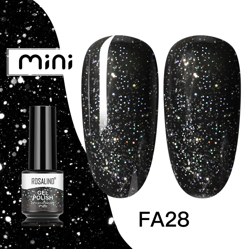 ROSALIND Nail Gel Polish Semipermanent UV Led Esmalte For Nail Art Varnish Hybrid Top Coat Regular Polish Gel Nail Accessories