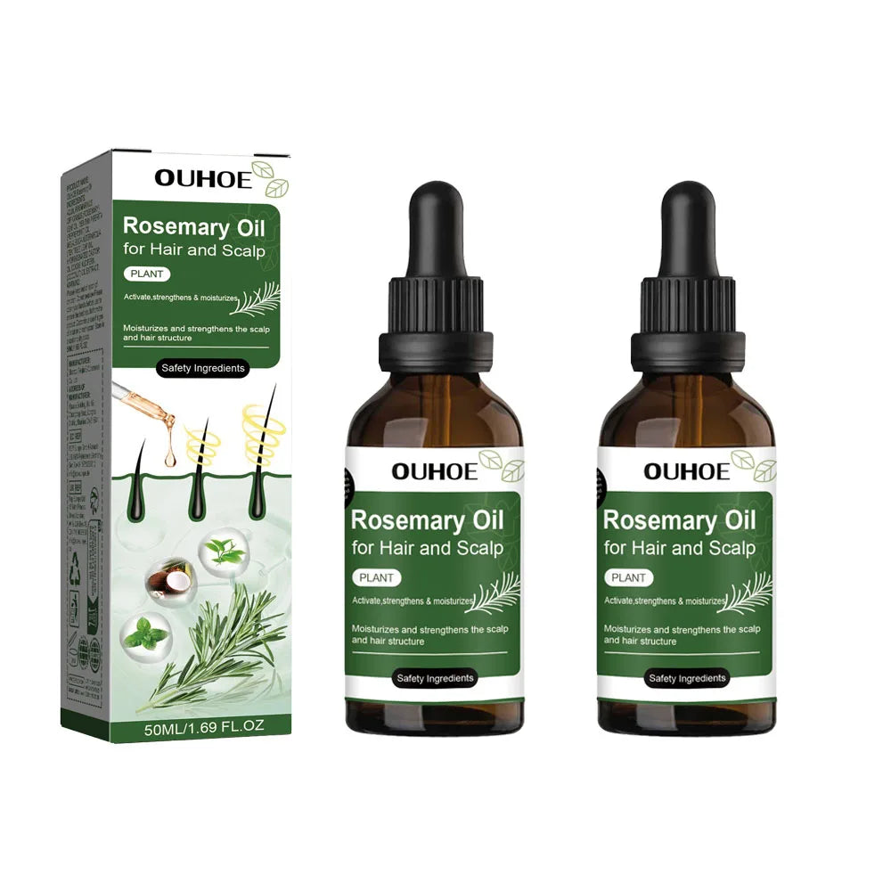 Organic Rosemary Hair Growth Oil & Deep Scalp Nourishing Treatment