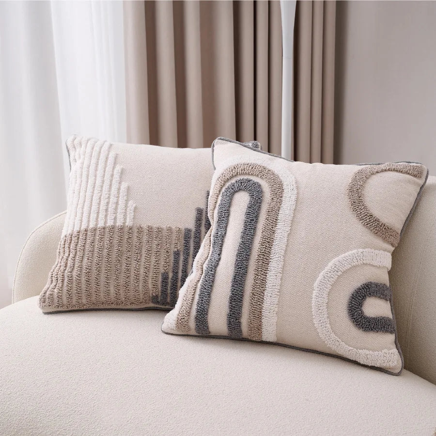 Cotton Linen Bohemian Pillowcases Sofa Living Room Home And Decoration Pillow Cover Bedside Backrest Tassel Cushion Cover