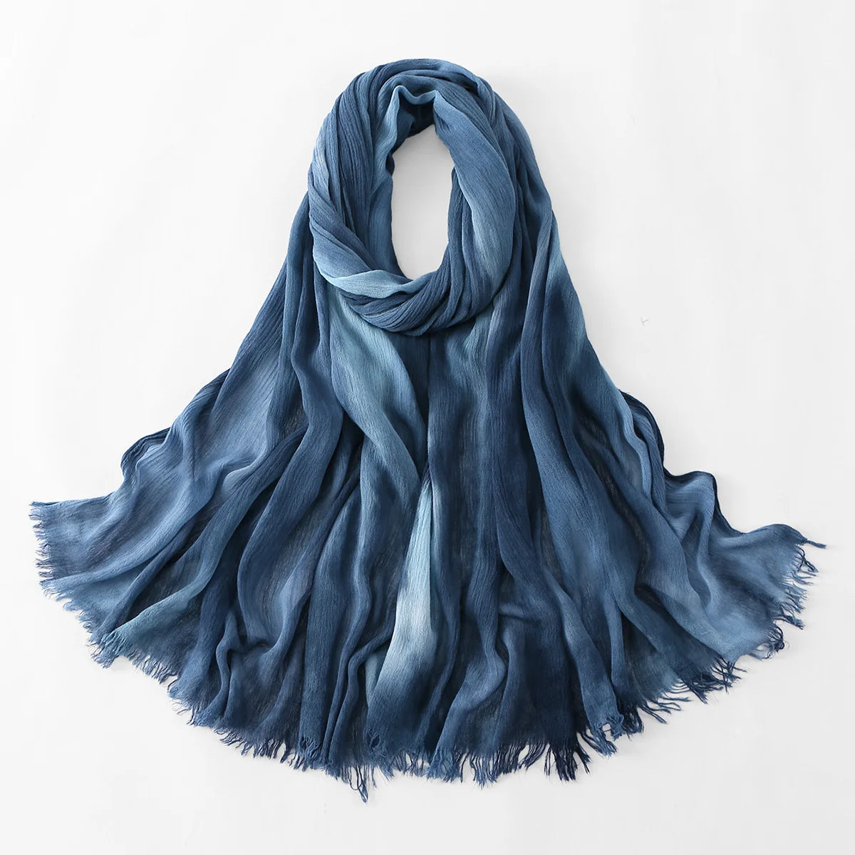 Ombre Tie-Dye Modal Rayon Muslim Hijab Scarf