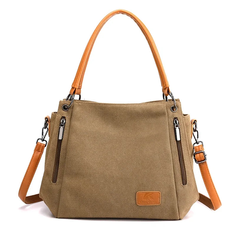 Casual Canvas Women Shoulder Crossbody Bags for Women High Quality Messenger Bag Large Capacity Ladies Travel Hand Bags Sac