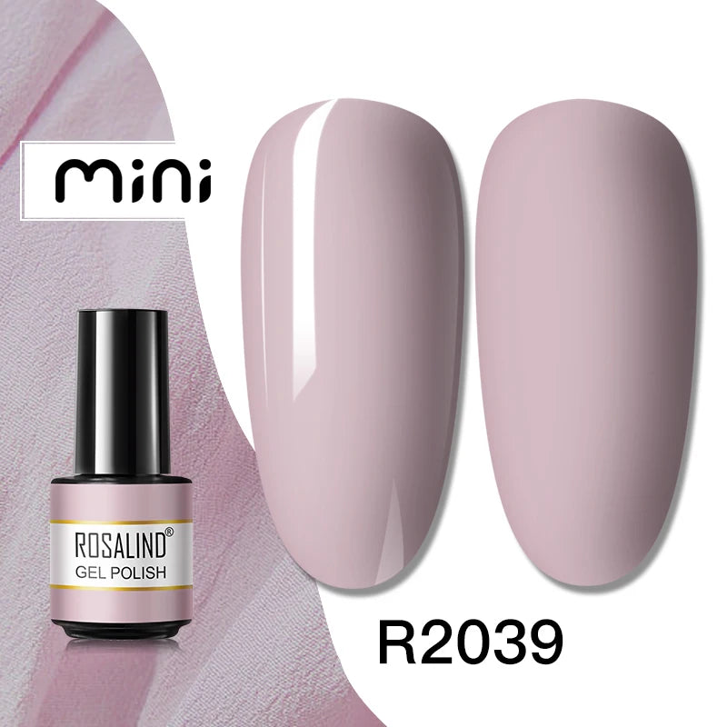 ROSALIND Nail Gel Polish Semipermanent UV Led Esmalte For Nail Art Varnish Hybrid Top Coat Regular Polish Gel Nail Accessories