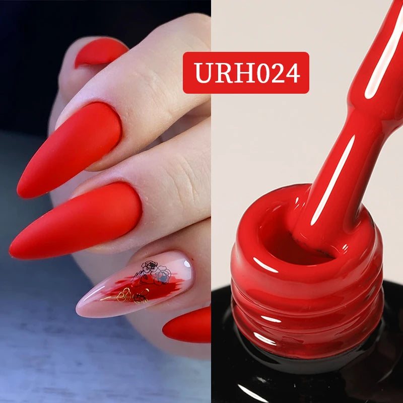 UR SUGAR 7ml Black Red Wine Glitter Gel Nail Polish Shinning Sequin Semi-permanent Varnish UV LED Gel Nail Art Manicure