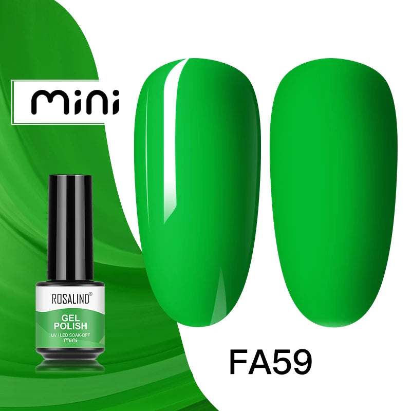 ROSALIND Nail Gel Polish Semipermanent UV Led Esmalte For Nail Art Varnish Hybrid Top Coat Regular Polish Gel Nail Accessories