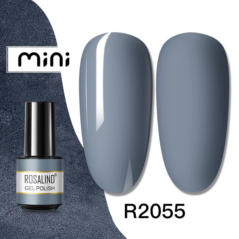 ROSALIND Nail Gel Polish Semipermanent UV Led Esmalte For Nail Art Varnish Hybrid Top Coat Regular Polish Gel Nail Accessories