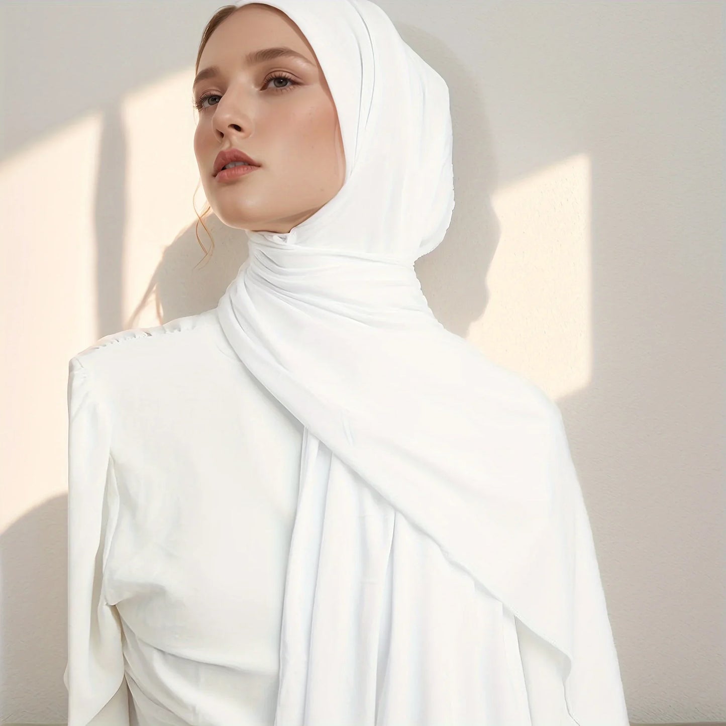 58 Color Muslim Woman Model Hijabs Sweat Long Scarf Malay Mercerized Cotton Turban Warm Shawl Women Turban for Ladies 170*60cm