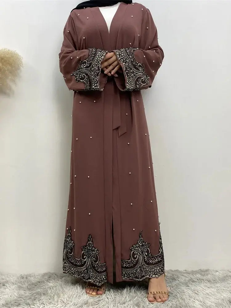 Kaftan Abaya Dubai Kimono Cardigan Muslim Hijab Dress Abayas For Women Robe Femme Caftan Marocain Qatar Islam Clothing