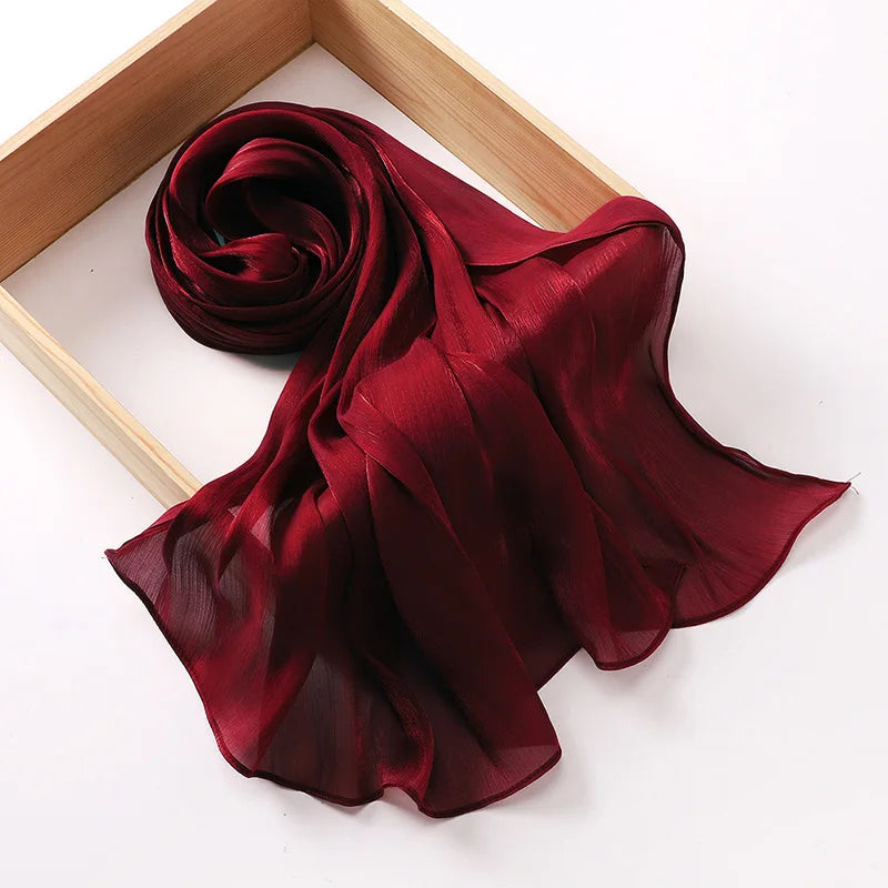 Premium Chiffon Hijabs For Woman Soft Long Turban Veil Scarves Muslim Hijab Shawls Islam Women Head Wraps Accessoires Ramadan
