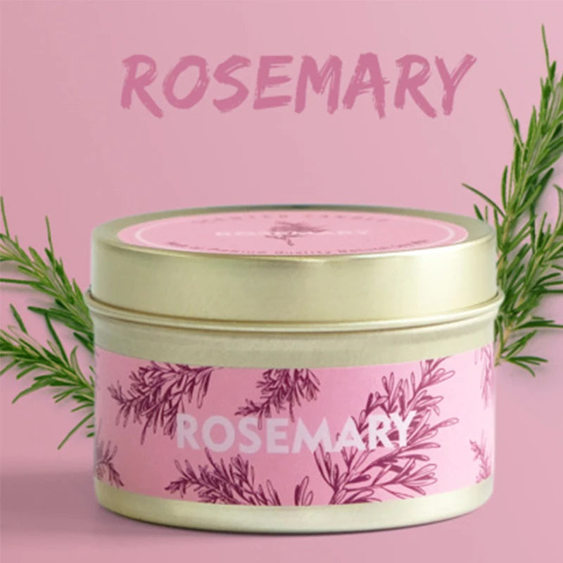 Travel Tin Natural Soy Wax Aromatherapy Scented Candle