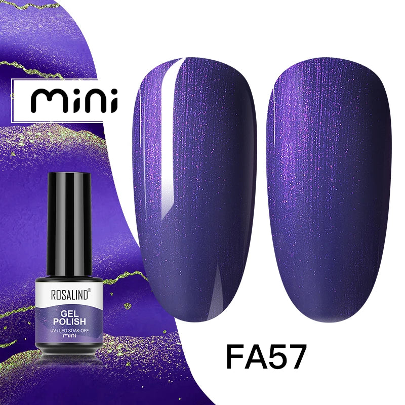 ROSALIND Nail Gel Polish Semipermanent UV Led Esmalte For Nail Art Varnish Hybrid Top Coat Regular Polish Gel Nail Accessories