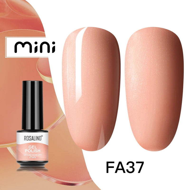 ROSALIND Nail Gel Polish Semipermanent UV Led Esmalte For Nail Art Varnish Hybrid Top Coat Regular Polish Gel Nail Accessories