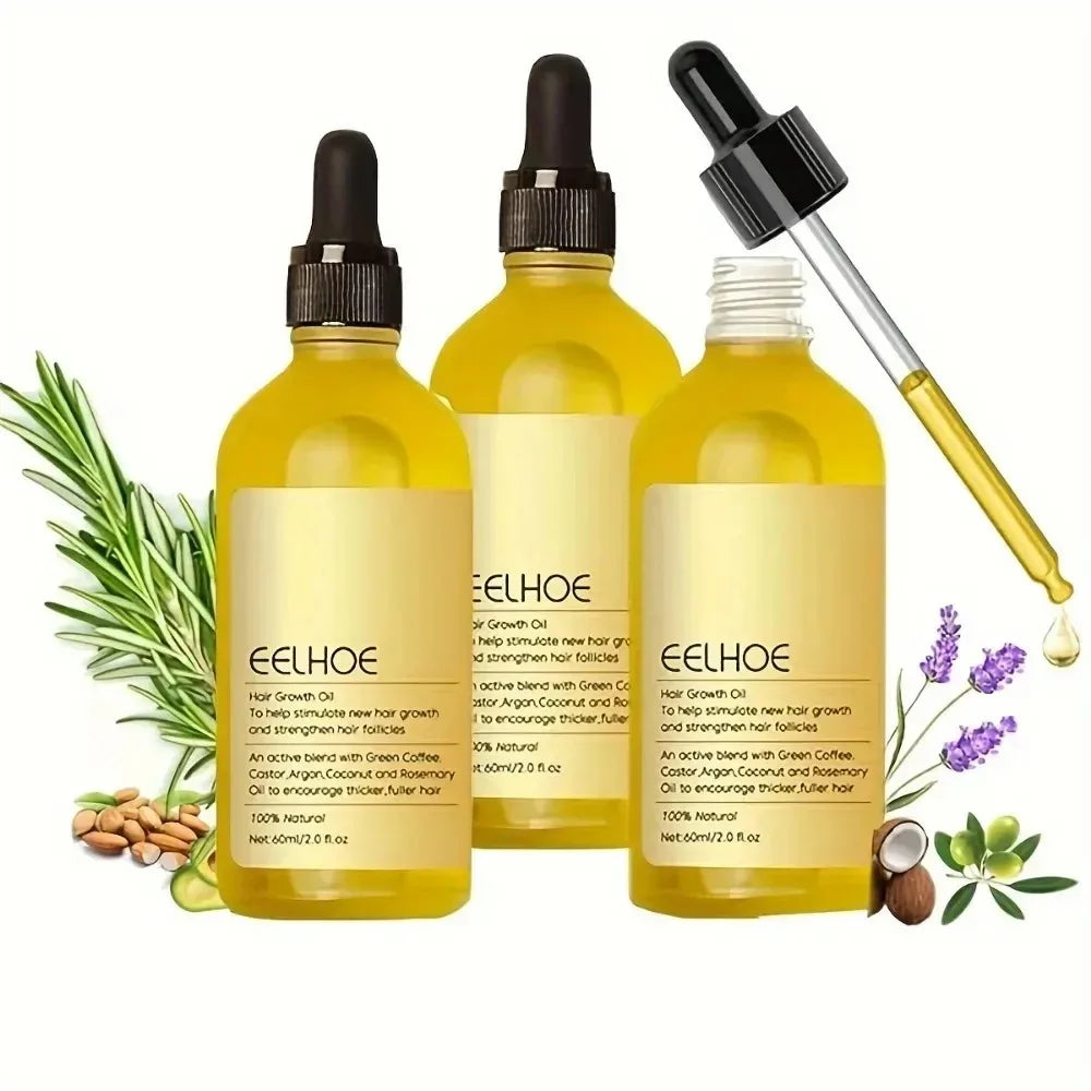Organic Rosemary & Lavender Dense Hair Growth & Scalp Treatment Oil