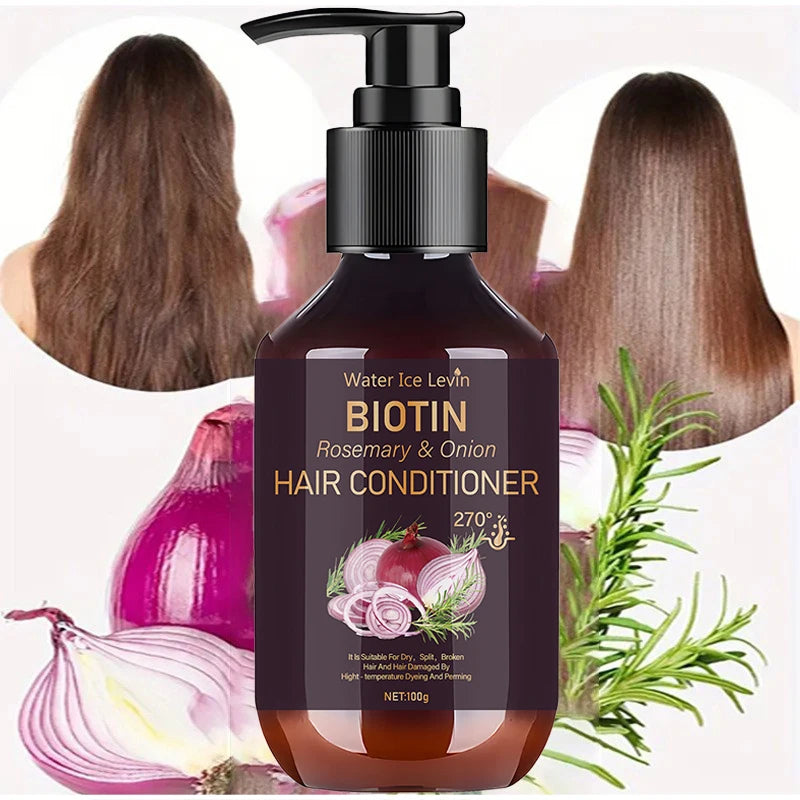 Organic Onion & Rosemary Natural Hair Growth & Volumizing Shampoo