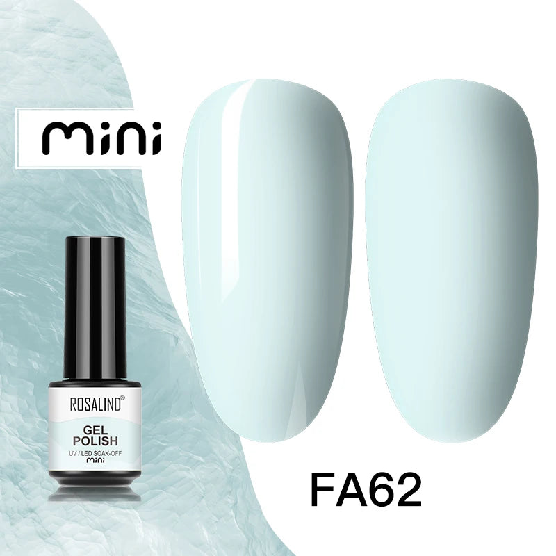 ROSALIND Nail Gel Polish Semipermanent UV Led Esmalte For Nail Art Varnish Hybrid Top Coat Regular Polish Gel Nail Accessories