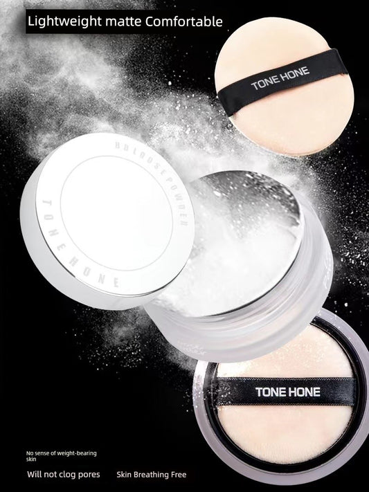Tonehone HD Water Mist Powder Face Powder Shimmer Matte Oil Control and Skin Grinding Invisible Pore Tonehone Finishing Powder