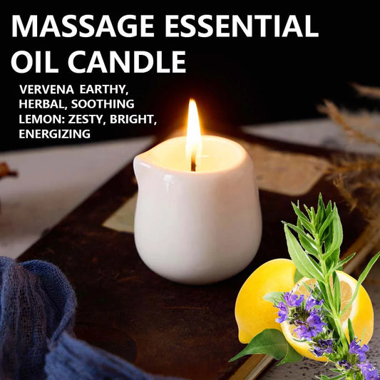 Fruity scented natural massage oil candle. Low heat. 1.69 oz, coconut wax. Hydrating. For home & V-Day. Natural luxury. Soothing