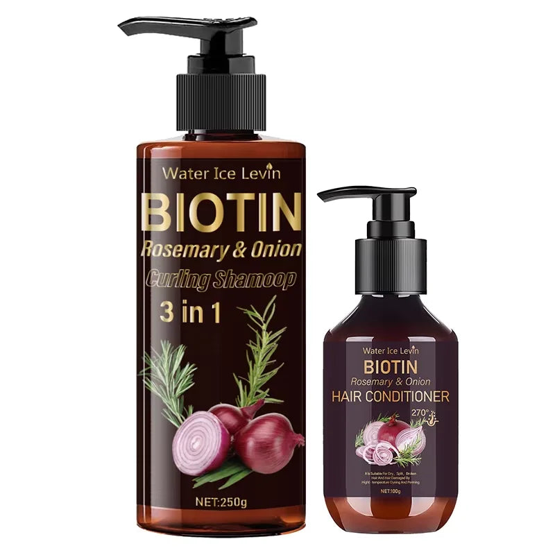Organic Onion & Rosemary Natural Hair Growth & Volumizing Shampoo