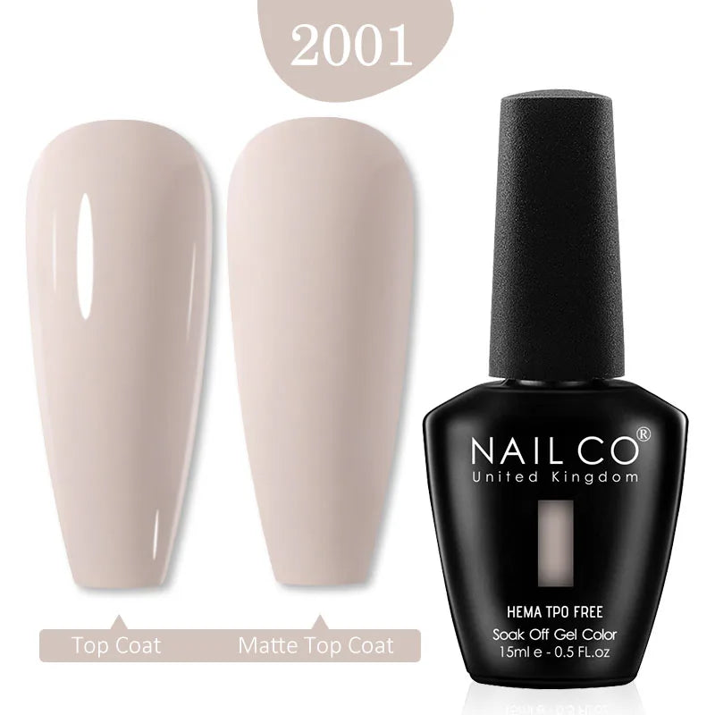 NAILCO Red Colors Series 15ML Nail Gel Polish Nail Supplies Semi Permanent For Nail Art Manicure Soak Off LED UV Hybrid Varnish