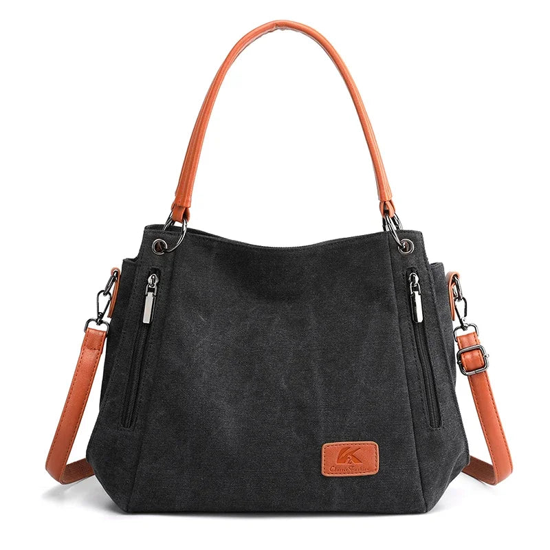 Casual Canvas Women Shoulder Crossbody Bags for Women High Quality Messenger Bag Large Capacity Ladies Travel Hand Bags Sac