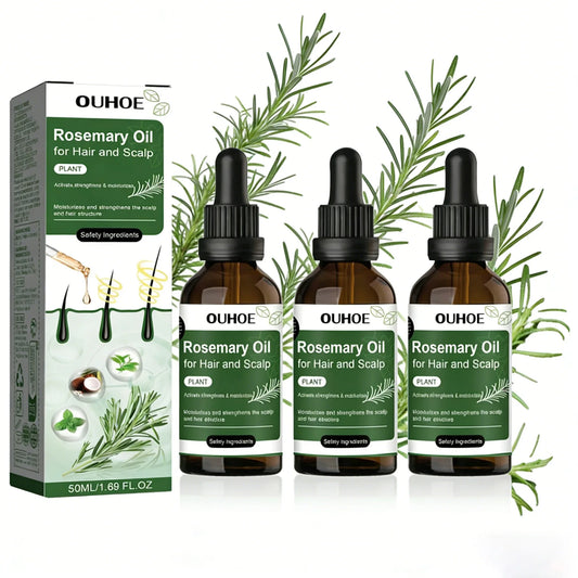 Organic Rosemary Hair Growth Oil & Deep Scalp Nourishing Treatment