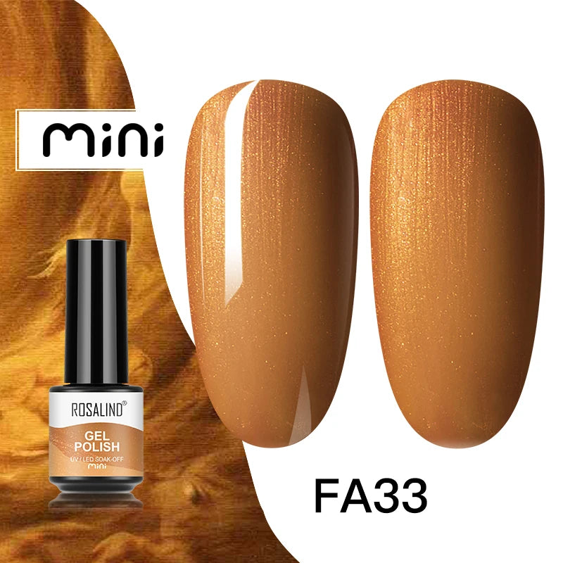 ROSALIND Nail Gel Polish Semipermanent UV Led Esmalte For Nail Art Varnish Hybrid Top Coat Regular Polish Gel Nail Accessories